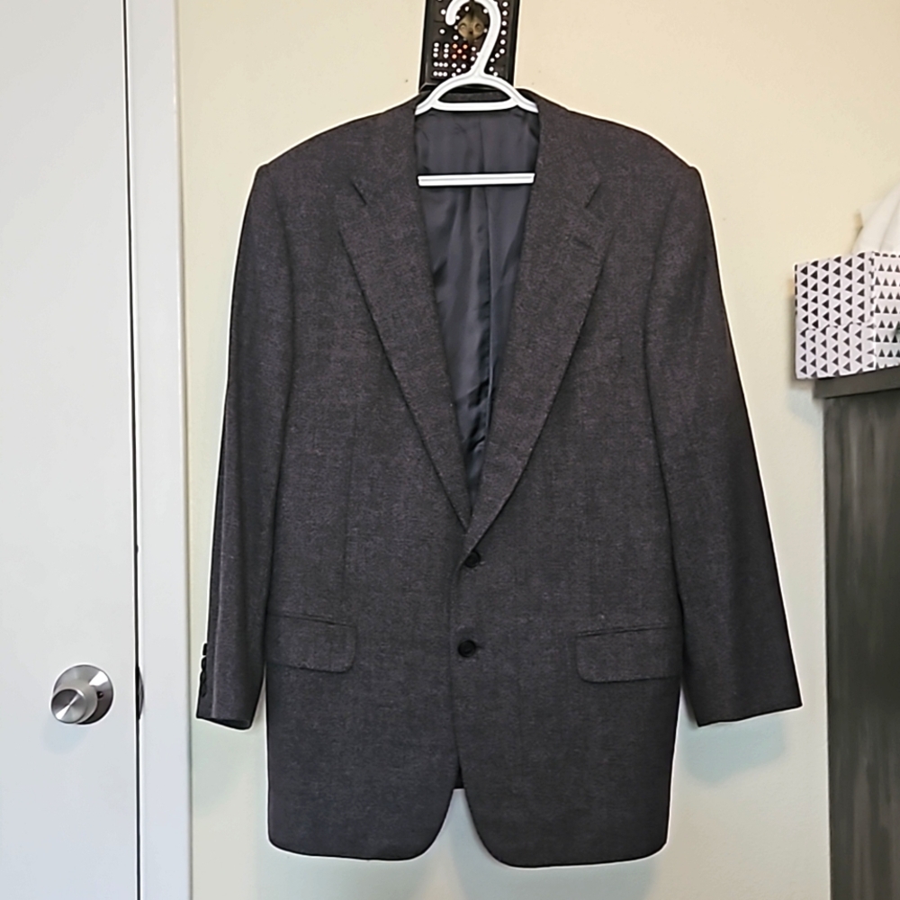 Ermenegildo Zegna For Neiman Marcus Wool and Cashmere Blazer 42R